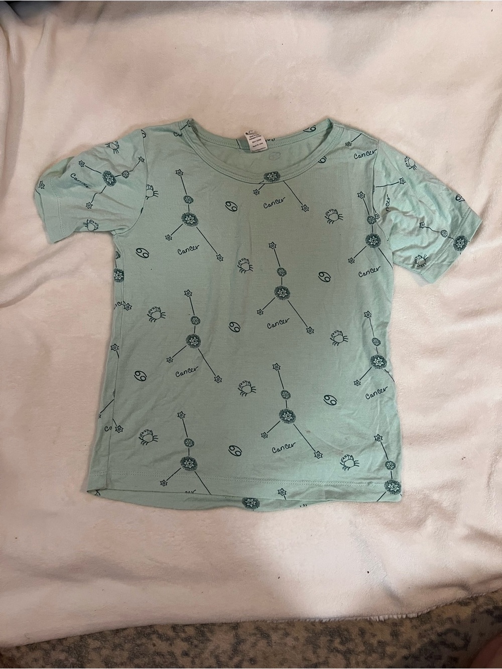 kate quinn Mint Cancer Constellation Short Sleeve Tee